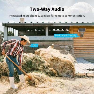 Luxoria® Guardian Solar 4G LTE Security Camera